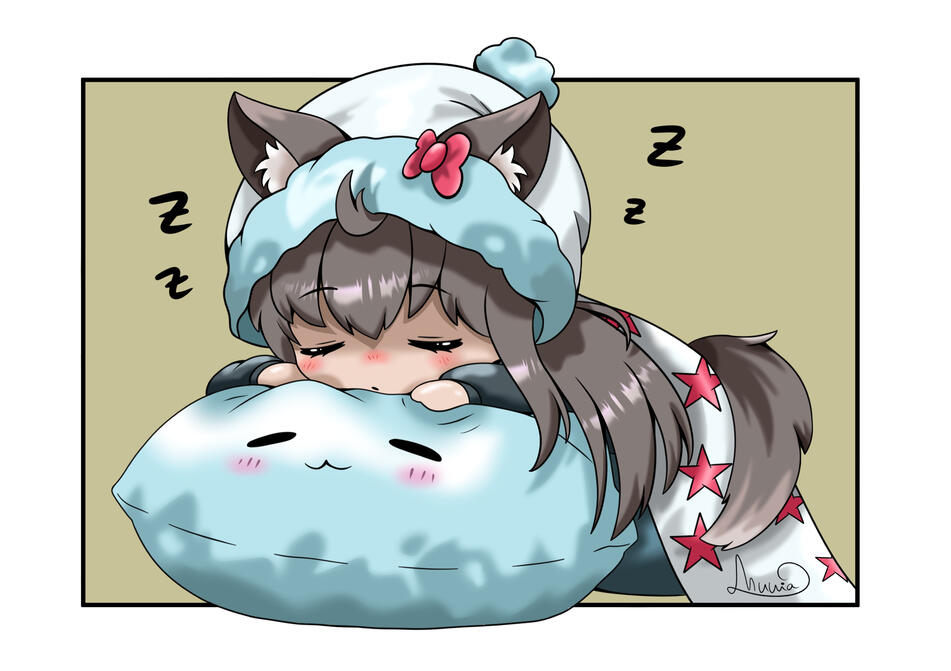 Ych "Sleepy" - Finished / OC: Sasu_Chan